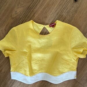 Staud linen top